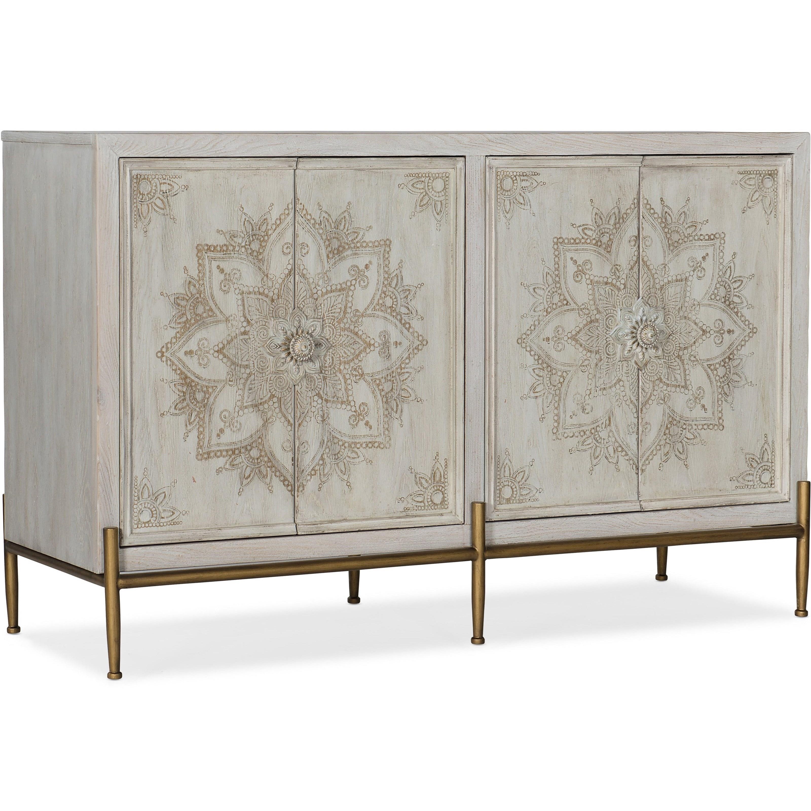 Melange 2 shop door accent cabinet